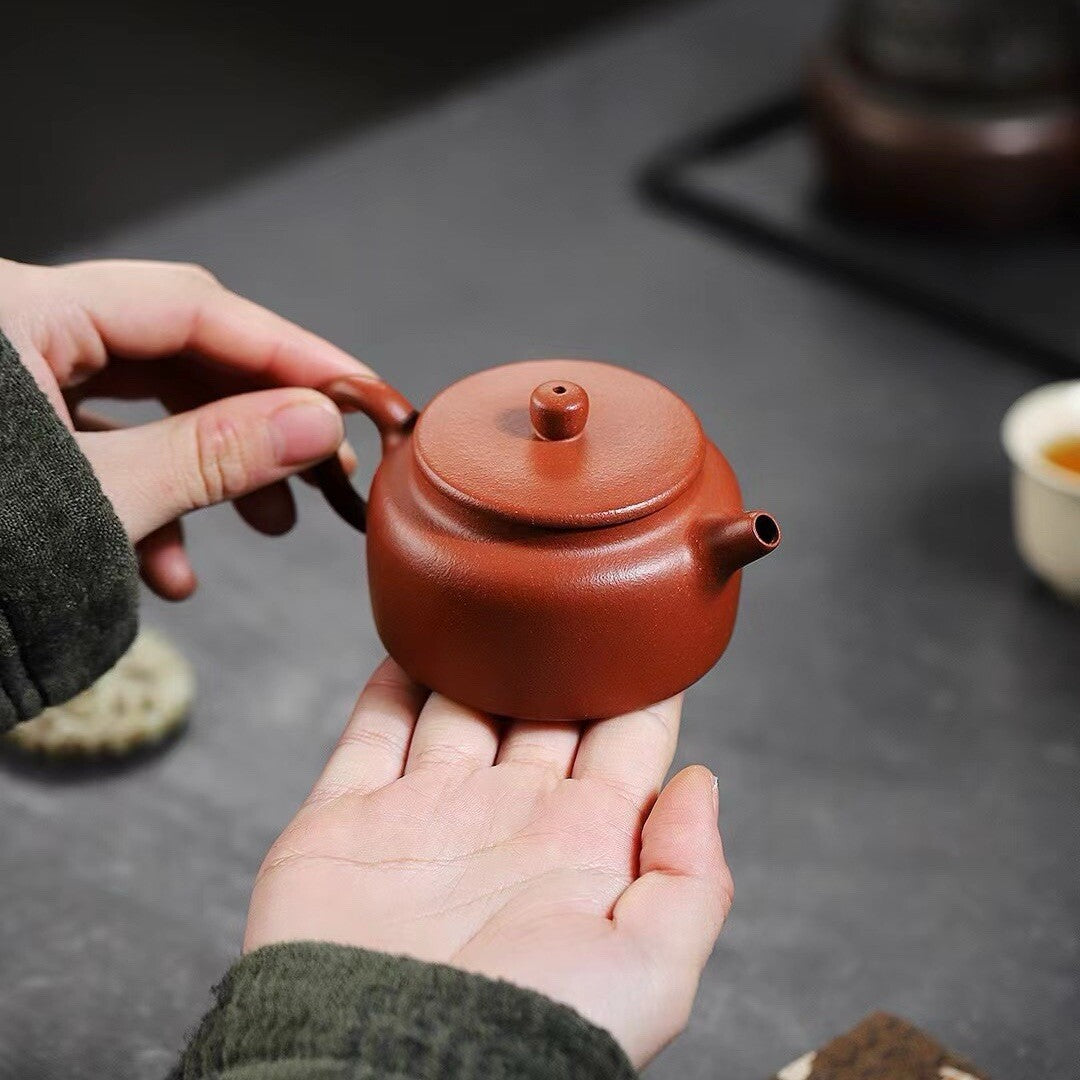 110cc Yixing Zisha Purple Clay Original JiangpoNi Handmade Dezhong Puer Teapot