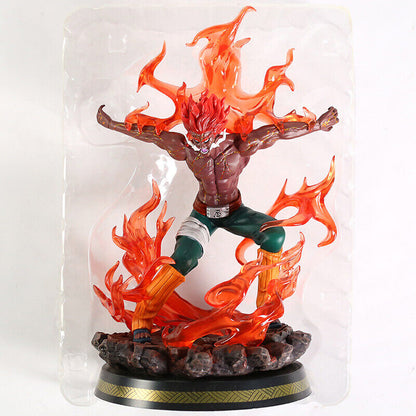 Anime Naruto Shippuden Might Guy Eight Gates PVC Action Figure Model Toy Statue