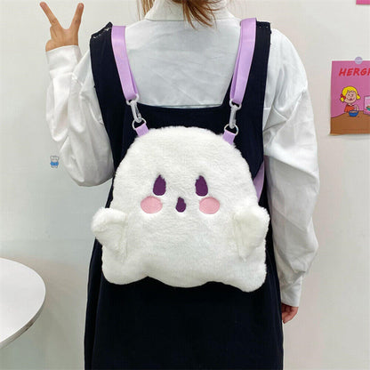 Halloween Gift Backpack Children Bag Shoulder Bag Halloween Backpack White Cute