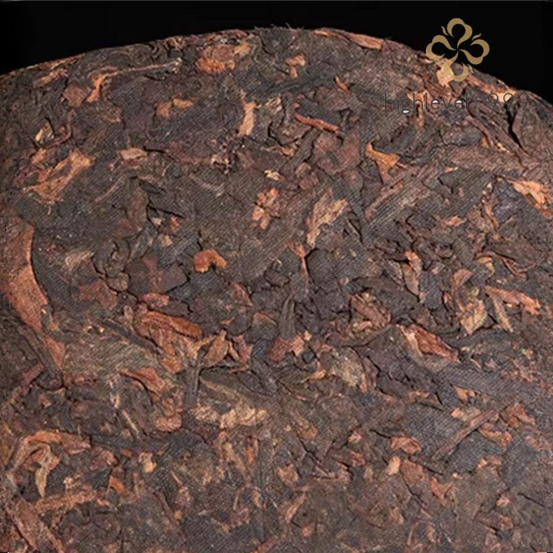 357g Ripe Pu'er Tea Cake Yunnan Laobanzhang Large Leaf Fermented Pu'er Tea