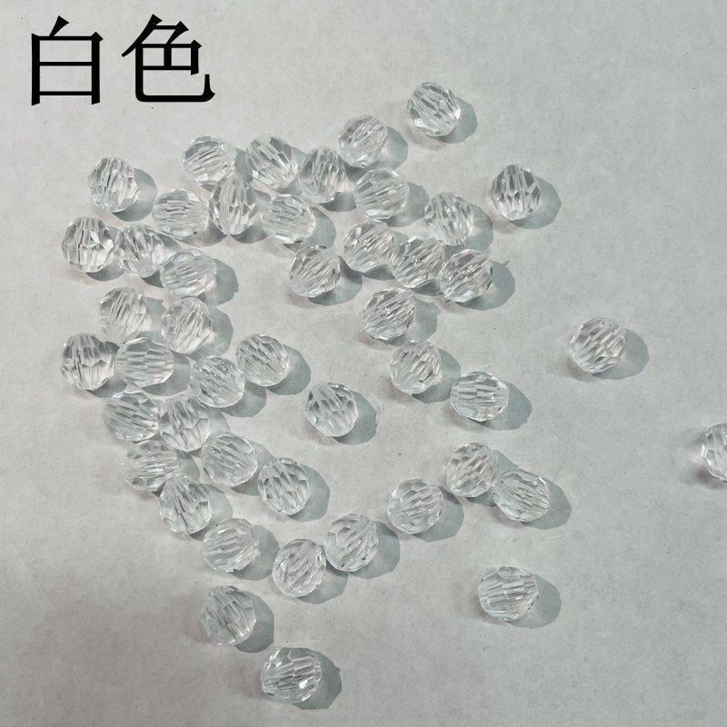 Pearl Bag Clear Acrylic Crystal Beaded Totes Handbag Women Handmade Small Bucket