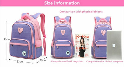 Backpacks Girl School Child Schoolbags Kids Bookbags Student Gifts Nylon Zipper