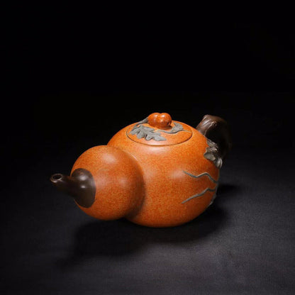 Chinese Yixing Zisha Clay Handmade Exquisite Teapot（葫芦 底款：蒋蓉）