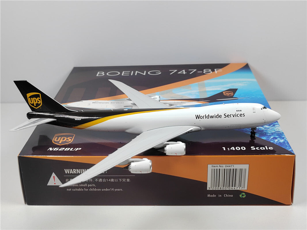1:400 Phoenix Worldwide Services UPS B747-8F Airplane Diecast Aircraft Model