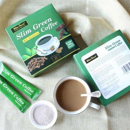 Slim green Coffee slimming herbs weight loss instant Ganoderma coffee 270g