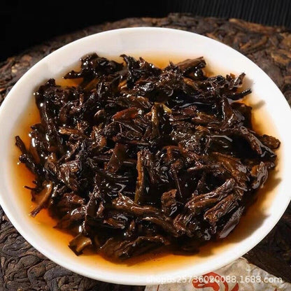 Palace Puerh Ripe Tea Cake Tea Traditional Craft 357g Pu-erh Tea Ripe