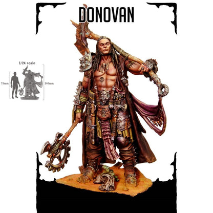 1/24 resin figure model kit Fantasy Warrior DONOVAN Unassembled Unpainted