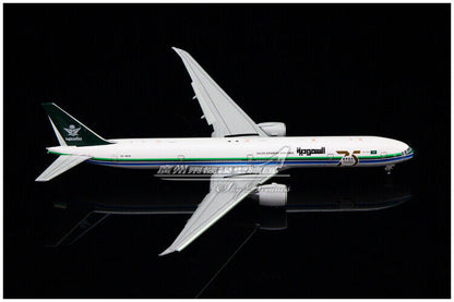 1:400 JC Wings Saudia BOEING 777-300ER Passenger Plane Flap Down Diecast Model