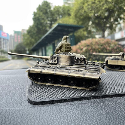 1:72 WW II Germany The King Tiger Heavy Tank Model All-metal Bronze