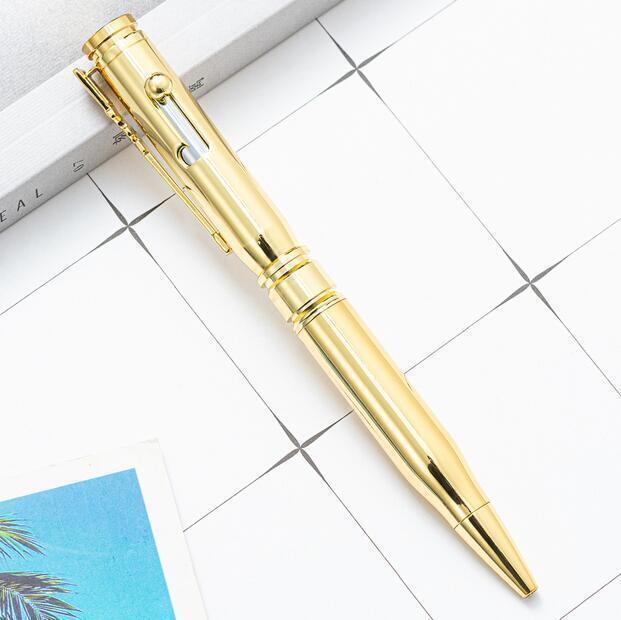 Edc Pocket Bolt Action Ball Pen Self-defense Tactical Pen Student Stationery