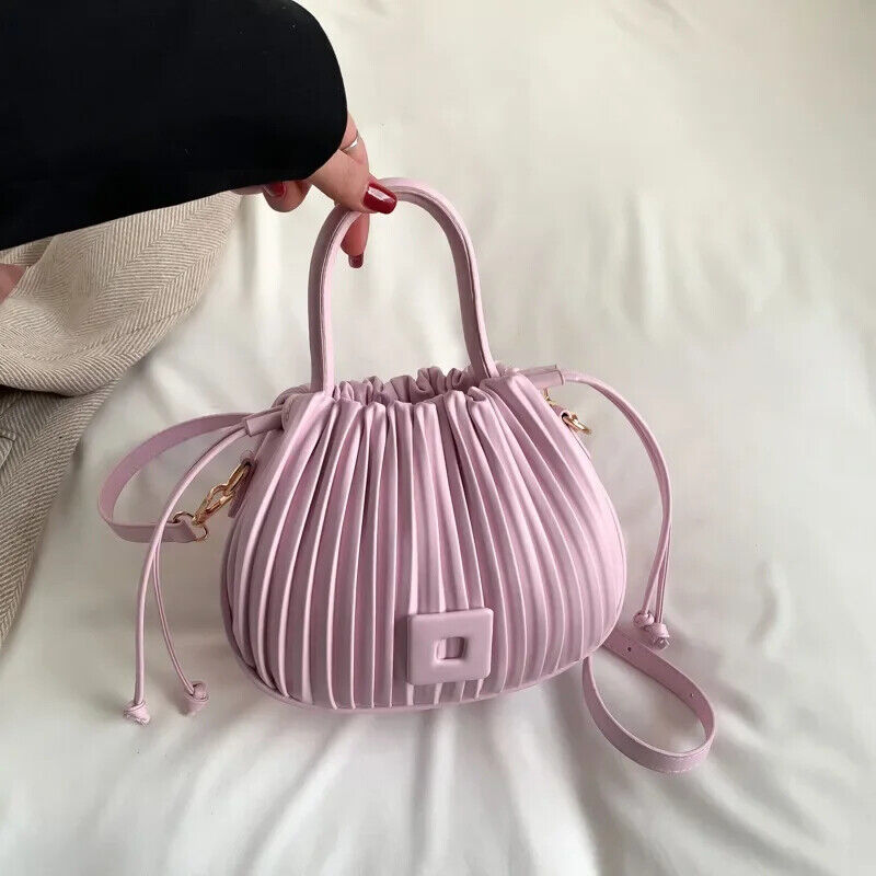Crossbody Bag Women Shoulder Handbag Female Tote Bag PU Bucket Bag