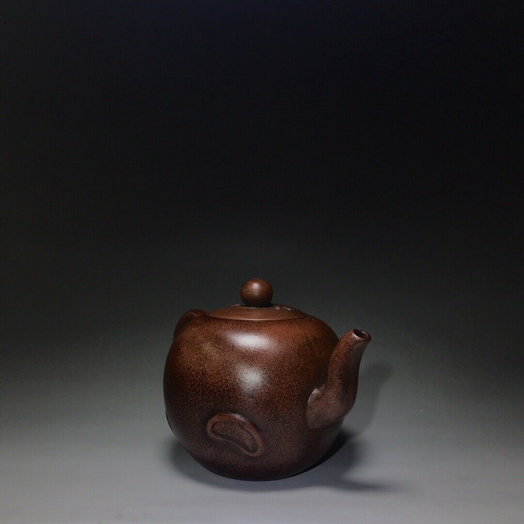 Chinese Yixing Zisha Clay Handmade Exquisite Teapot （龍珠 底款：王南林）