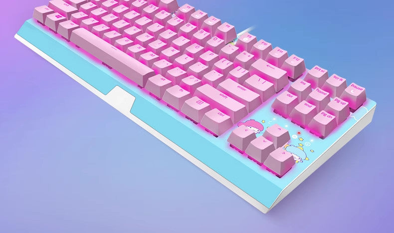 Razer x Sanrio Hello Kitty Blackwidow TKL Mechanical Keyboard - Pink 87 Keys