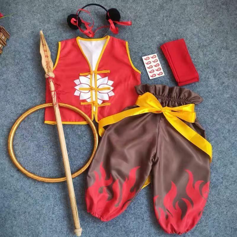 Children's Nezha Animation Costume Nezha Performance Suit New