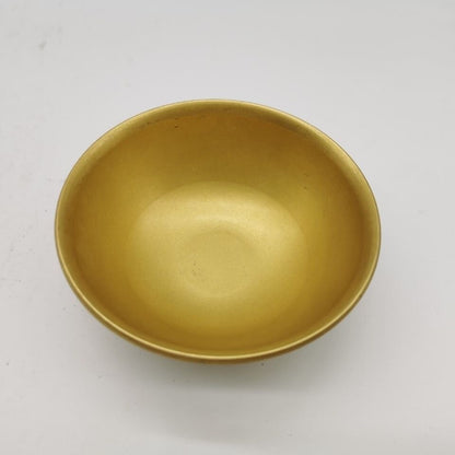 Chinese Brass bracelet small bowl with Chairman Mao's poems cup table decor