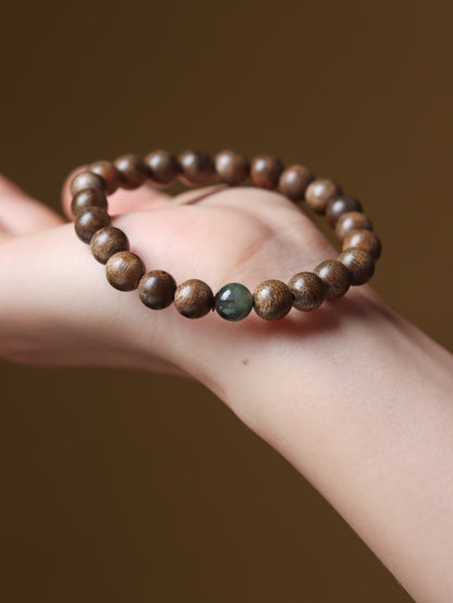 8mm Chinese Natural Eaglewood Handmade Exquisite Bracelets 30562