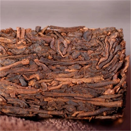 Ten Years Old Pu-erh Class Puerh Tea Cooked Pu'er Tea Shu Puer Brick 200g