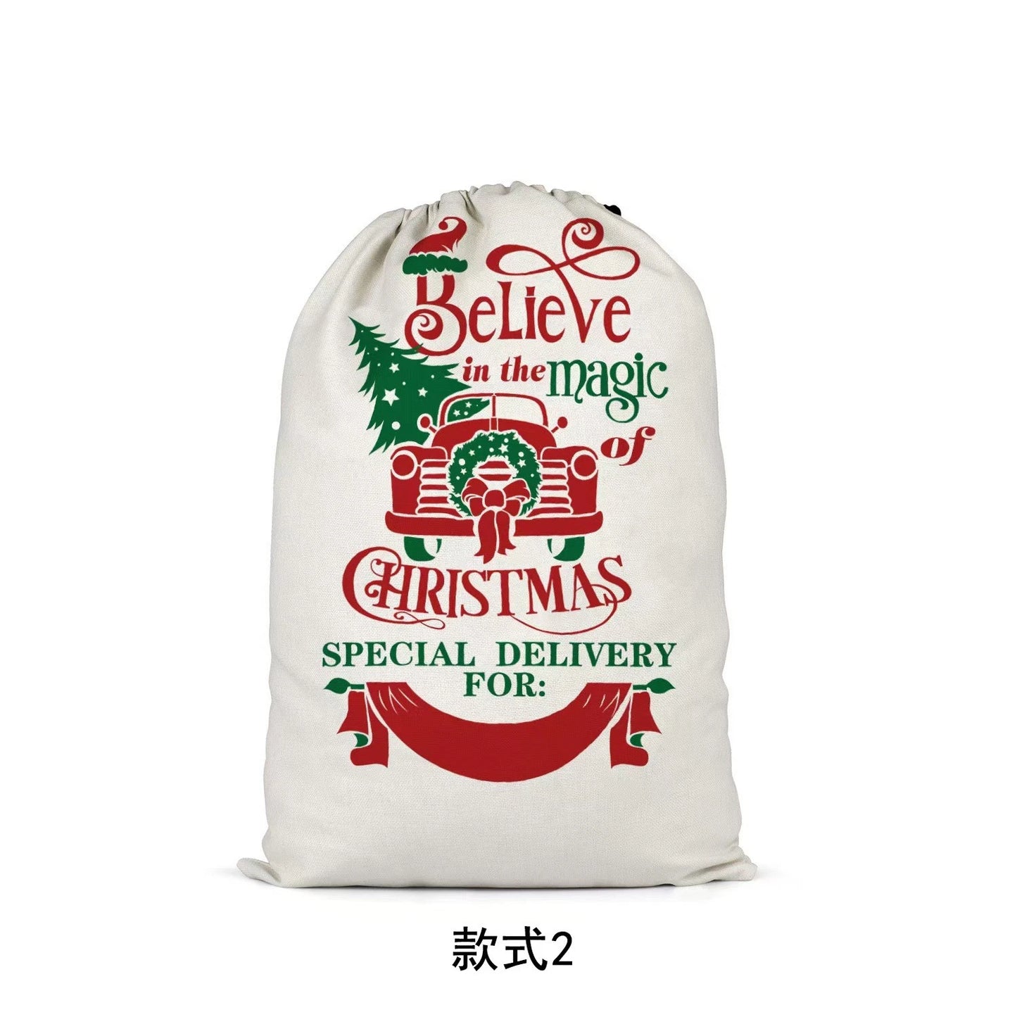 Christmas Santa Claus Bag Gift Gift Bag 19.5inx27.5in Large Scall Christmas Bag