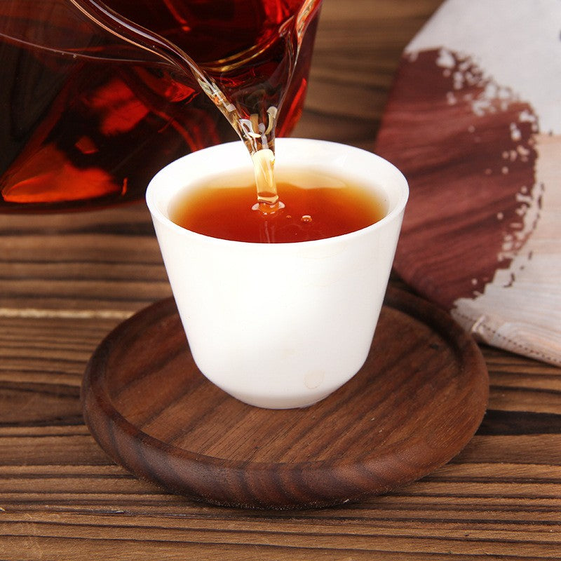100g Ripe Pu-erh Tea Pu Erh Hand Torn Cake Jinya Tea 2018 Raw Material Menghai