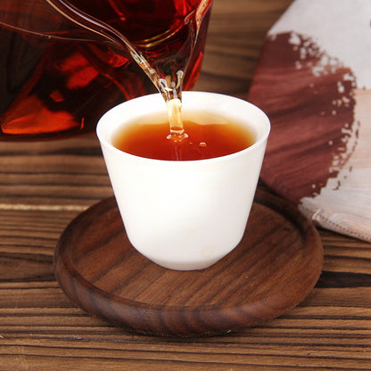 100g Ripe Pu-erh Tea Pu Erh Hand Torn Cake Jinya Tea 2018 Raw Material Menghai