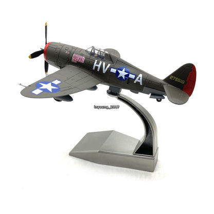 1/72 WWII P-47 Thunderbolt Fighter Airplane Model Diecast Military Plane Model