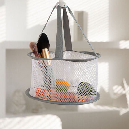 Makeup Brush Easy To Dry Windproof Fall-proof Hook Rack Basket Drying Net Bag!