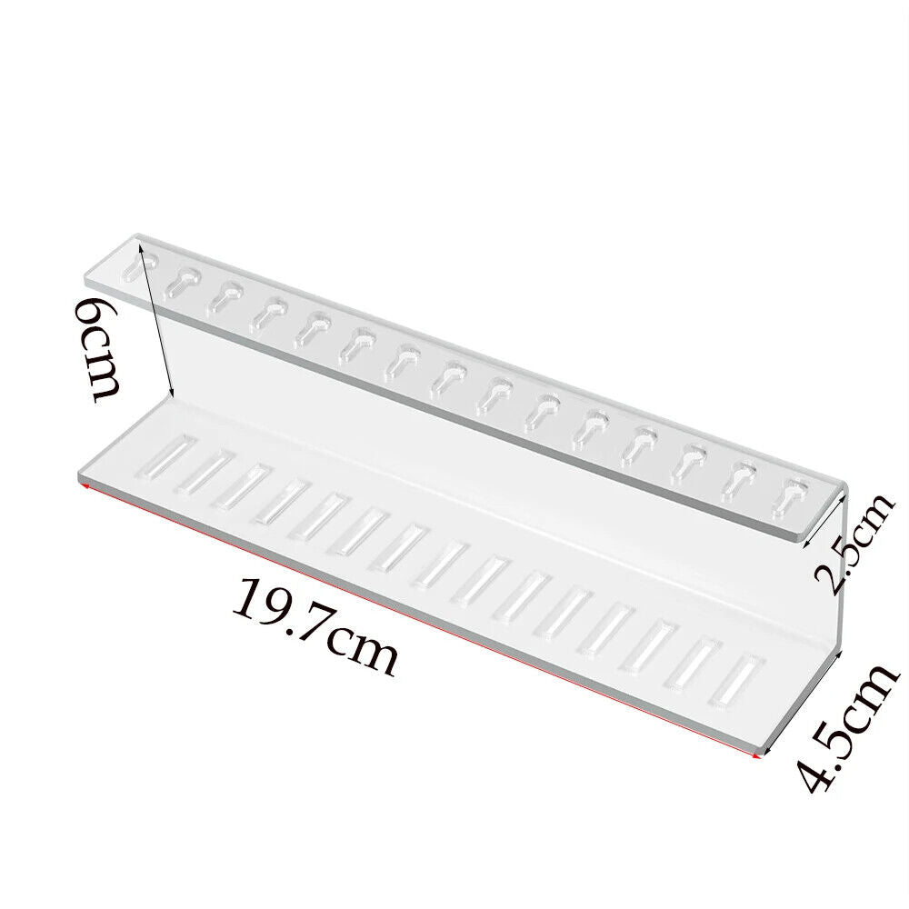 Jewelry Display Board Clear Acrylic Earrings Nose Tongue Studs Organizer Holders