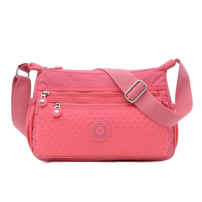 Crossbody Bag Waterproof Nylon Shoulder Messenger Bags Handbag Traveling Totes
