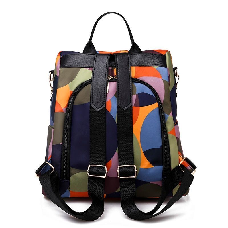 Anti-theft Backpack High Quality Waterproof Oxford Bag 20L Polyester Khaki Blue