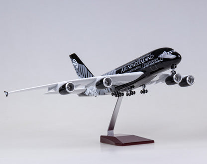 1:160 46CM AIR NEW ZEALAND A380 Airplane Landing Gears Resin Aircraft Model
