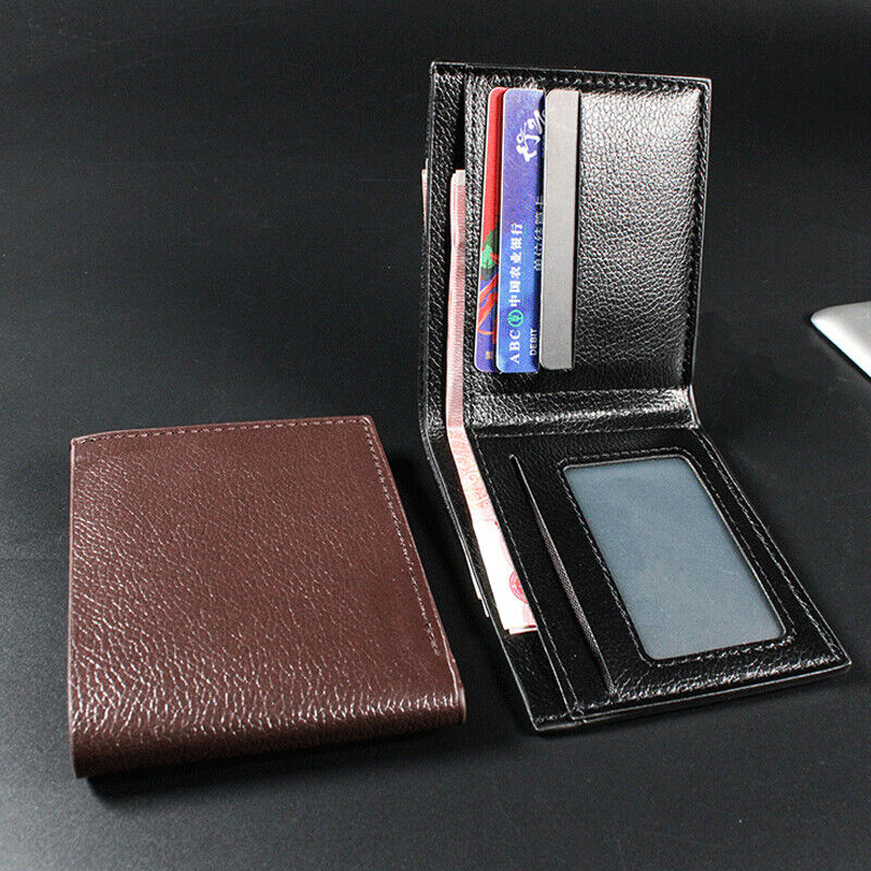 Card Bag Horizontal Wallet Purse Change Wallet Men's Short Wallet Card Pack PU