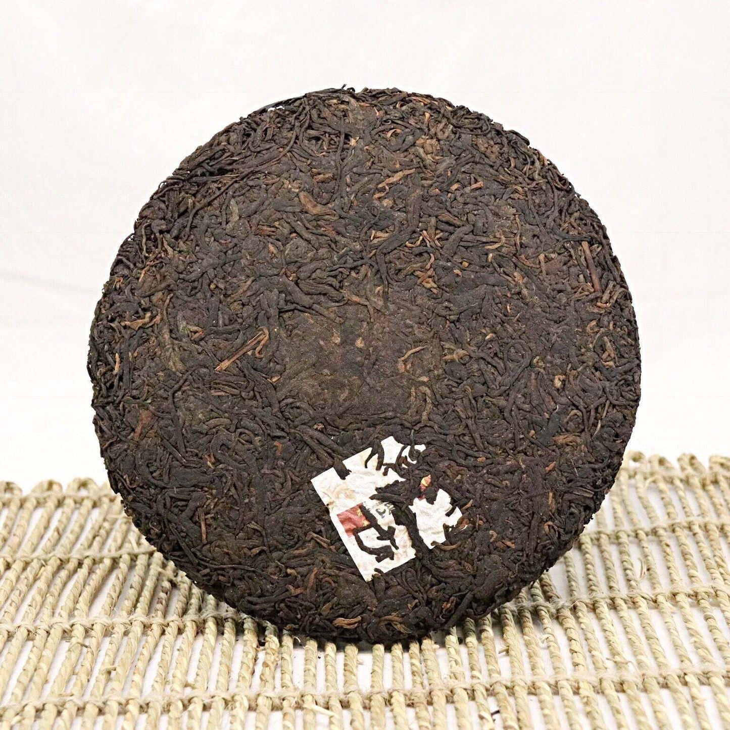 357g Yunnan Old Pu'er Ripe Tea 2017 Year Bulang Mountain Cooked Puerh Tea Cake