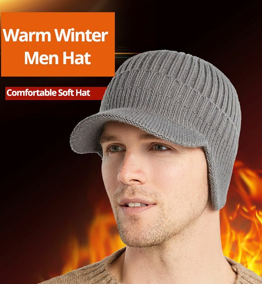 Winter Cap Baseball Outdoor Fishing Riding Thick Windproof Comfortable Soft Hat