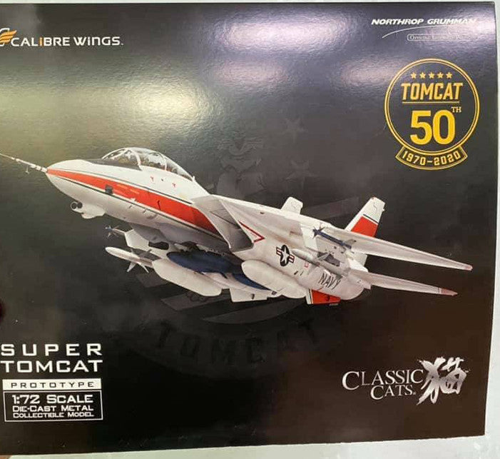 1:72 Calibre Wings Grumman F-14D Super Tomcat 50th Fighter Diecast Plane Model