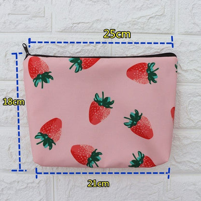 Bonded Fabric Storage Bag Travel Toiletries Organize Cosmetic Bag Makeup Purse