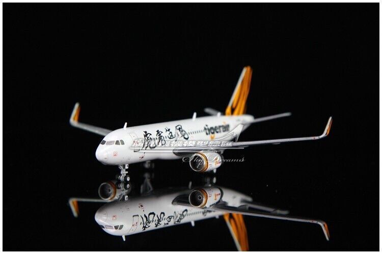 1:400 JC Wings Tigerair AIRBUS A320 Passenger Airplane Diecast Aircraft Model