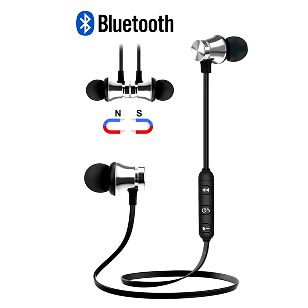 2 X Bluetooth Audifonos Inalambricos Magneticos Auriculares para Telefonos Cell