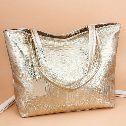 Women Handbag Pattern PU Leather Shoulder Bag Ladies Zipper Handbags Female