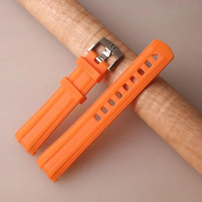 20mm Rubber Silicone Watch Strap Band For Omega Seamaster 300 Watchband Belts