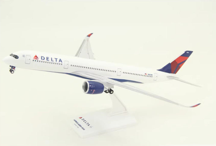 1:200 33CM RISESOON DELTA AIRBUS A350-900 Passenger Airplane ABS Plastic Model