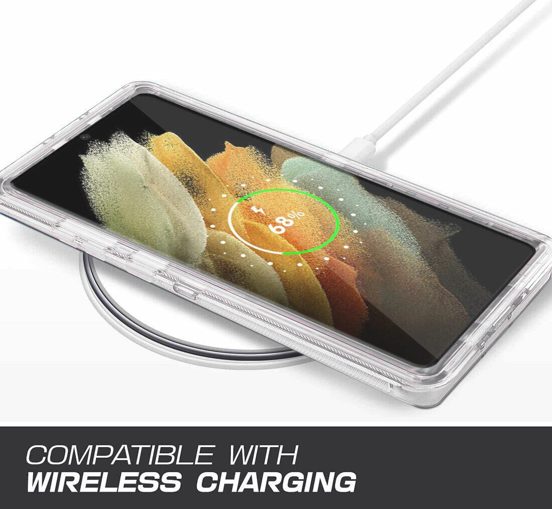 Luxury Clear Case Kickstand Clip Stand Holster Cover For Galaxy S21/ Ultra/ Plus