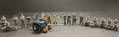 1/72 WW II Logistics Cooking Team The German Army Eating handpainted scene model