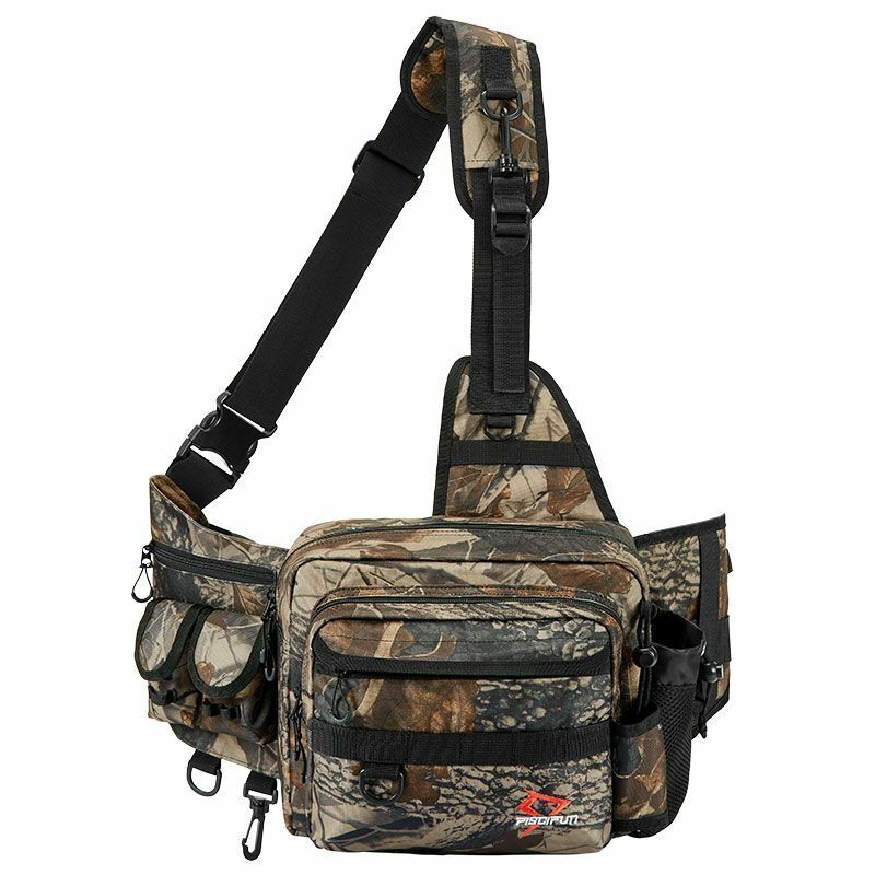 Fishing Bag Multifunctional Tackle Nylon Outdoor Water-resistant Sling Reel Lure