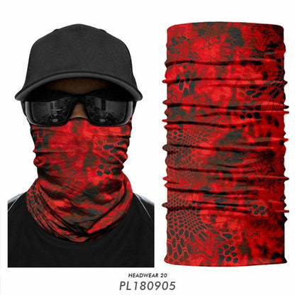 Mask Bandana Hunting Facemask Headband Camo Neck Gaiter Buff Scarf Tube Outdoors