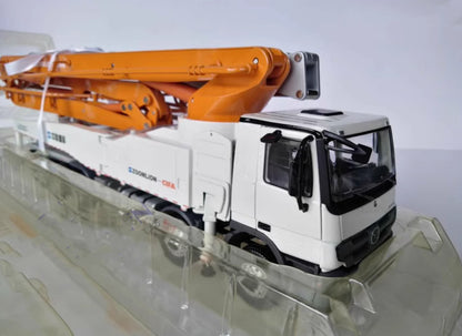 1:38 ZOOMLION 64X-6RZ Concrete Pump Truck Construction Machine Diecast Model
