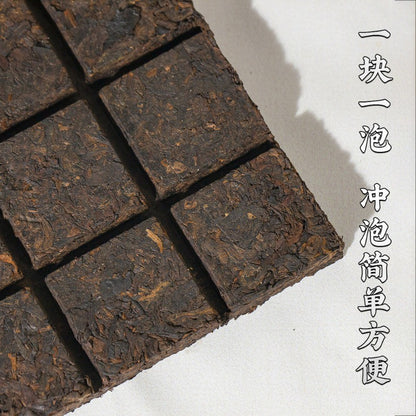 60g Authentic Yunnan Menghai 2024 Mellow Aroma Ripe Pu'er Tea Small Tea Bricks