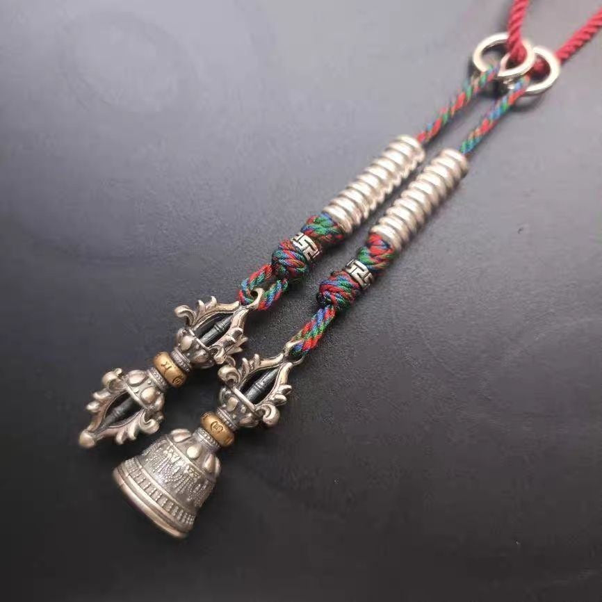 Tibetan Bead Connector Vajra Side Pendant DIY Bodhi Bell Counter Accessory