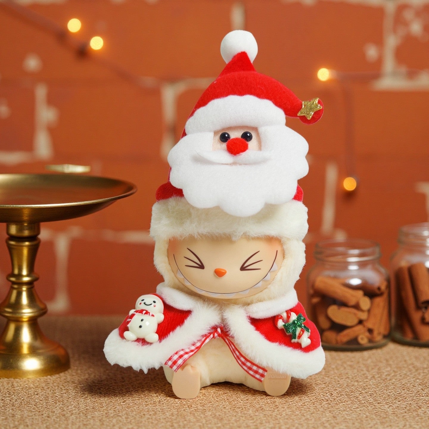 Christmas Cloth Plush Dress Up Self Mocking Bear Multi Body Through Set 3