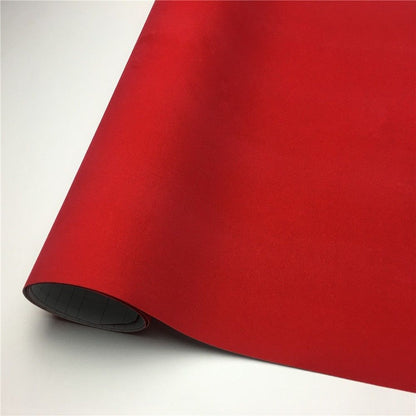 Car Wrapping Stickers PVC Velvet Suede Vinyls Wrap Films Vehicle Interior Decals