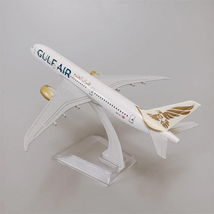 1/400 16cm GULF Air B787 Aircraft Alloy Plane Model Civil Airlines Collection g